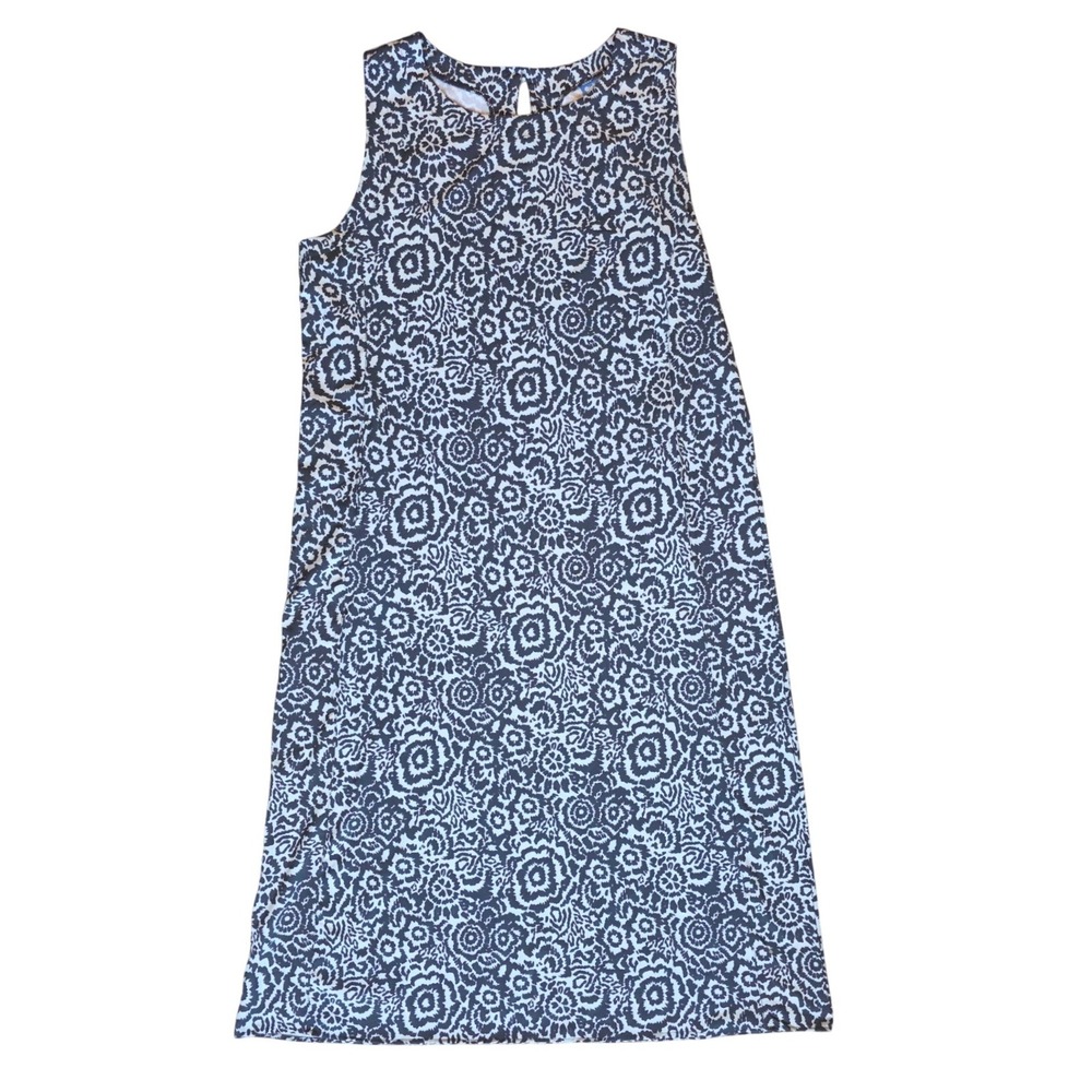 Ripskirt Hawaii Navy and White Floral Sleeveless Maxi